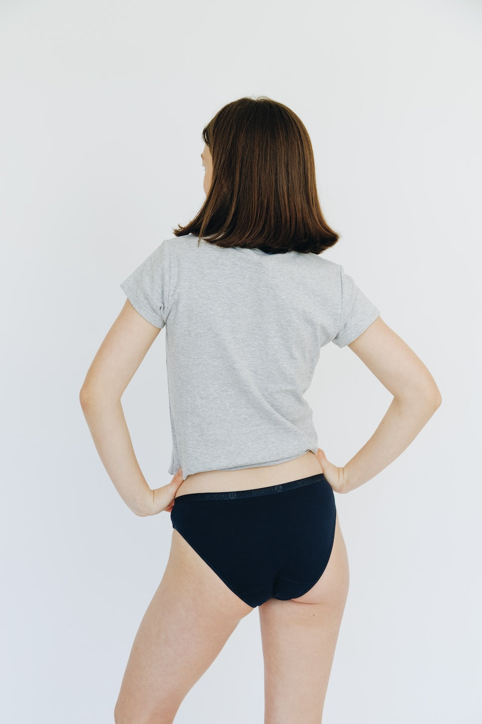 TEEN BIKINI - MEDIUM ABSORBENCY NAVY